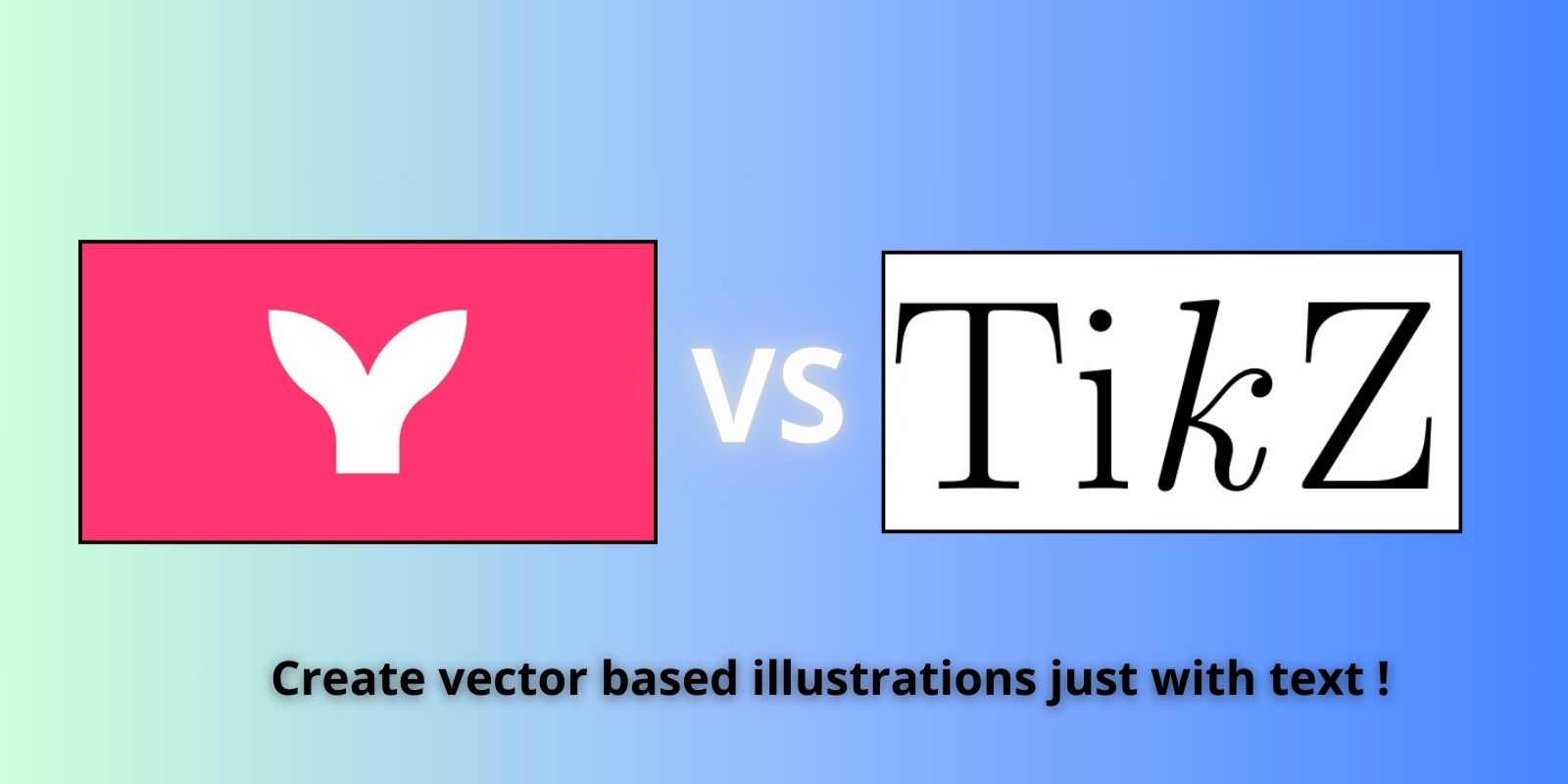 create vector based illustrations using text only. Tikz VS Mermaid a comparaison. 